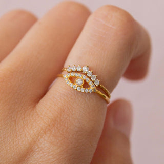 Diadem Hugging Ring Solid Gold picothestore