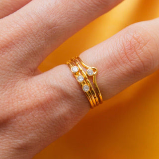 Double Band Ring Solid Gold picothestore