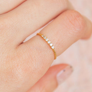 Elsa Pave Ring Gold Vermeil picothestore