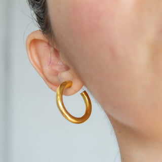 Lena Hoop Earrings Gold Vermeil picothestore