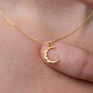Luna Necklace Solid Gold picothestore