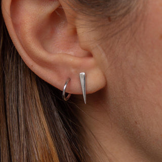 Pico Hoop Earrings Sterling Silver picothestore