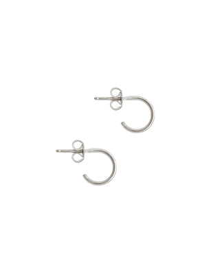 Pico Hoop Earrings Sterling Silver