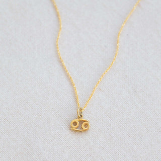 Zodiac Sign Necklace Solid Gold picothestore